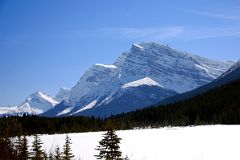 17 Mount Jimmy Simpson, Mount Patterson From Waterfowl Lake On Icefields Parkway.jpg